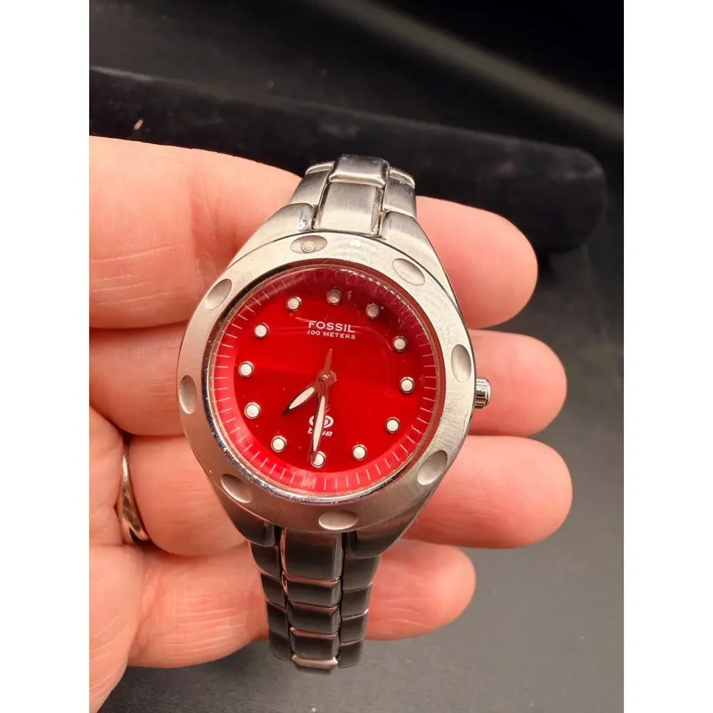 Lot 6 Women’s Watches Seiko Fossil Mixed Styles Untested